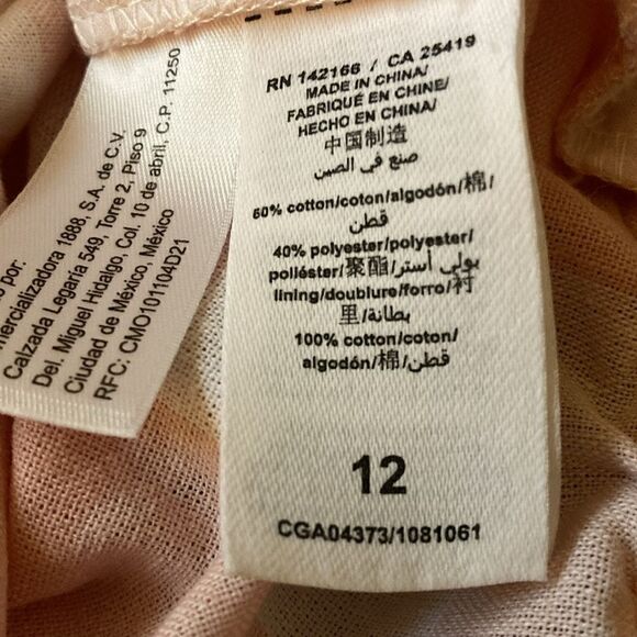 Habitual Kids Girls’ Puff Sleeve Pink Gingham Top. Size 12 - Picture 5 of 5